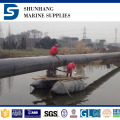 Inflatable rubber airbag for pipeline laying